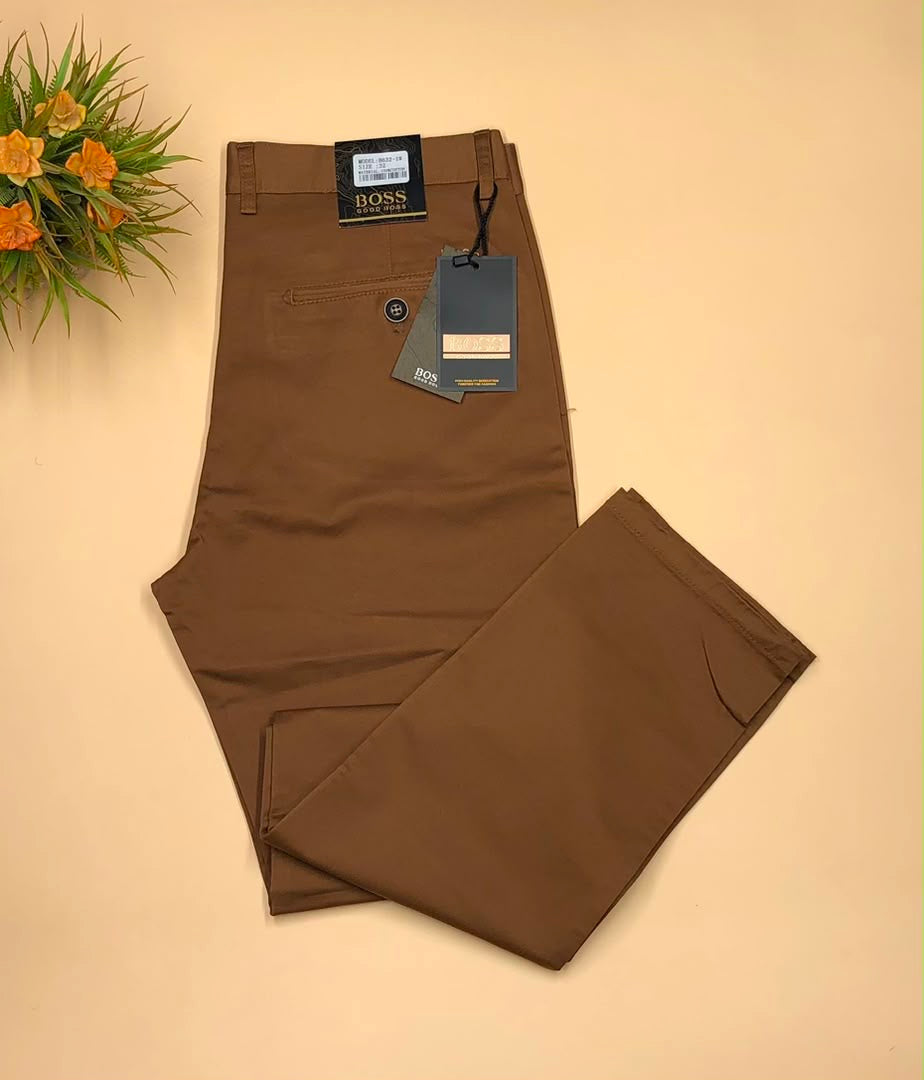 Men's Premium Chino Trouser ‚Äö√Ñ√¨ Camel Brown